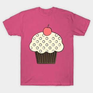Cute Cartoon Cupcake T-Shirt